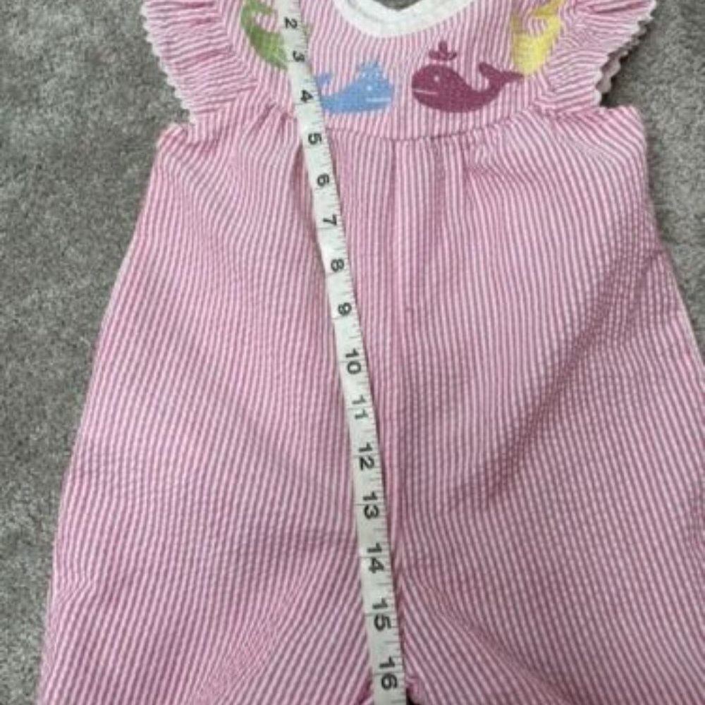 𝅺Vintage Lil Cactus Whale Pink Romper/Outfit